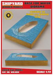 Wasser Diorama für Kogge von Kampen 