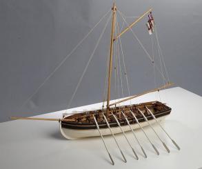 HMS AGAMEMNON Rettungsboot Kapitän Nelson 