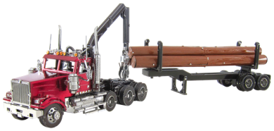 ICONX Western Star 4900 Log Truck & Trailer 