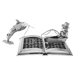 The old Man and The Sea Book Sculpture 
