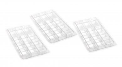 Kunststoff Setzkästen 3 Stk. 