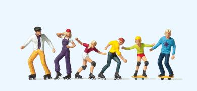 Rollerskate und Skateboard 