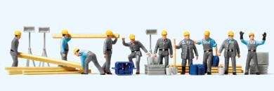 THW-Helfer. Arbeitsanzug. Zub 