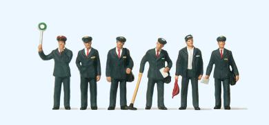 Italienisches Bahnpersonal 