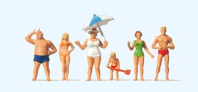 Familie Krause am Strand 