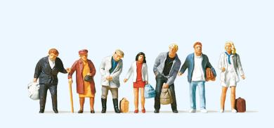 Stehende Fahrgäste für Bus un 