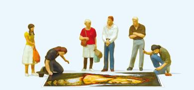 Straßenmaler, Fußgänger 