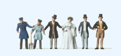 Lokführer. Heizer. Reisende. 