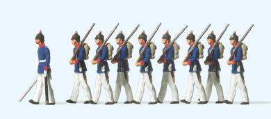 Preußische Infanterie. Parade 