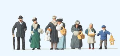 Auf dem Weihnachtsmarkt. Um 1 