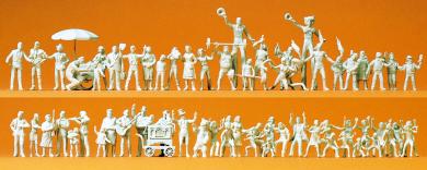 Volksfestbesucher. Schaustell 