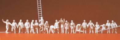 Feuerwehrmänner in moderner E 