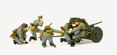 3,7 cm PAK L/45 im Gefecht mi 