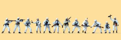 Infanterie, kämpfend. Winteru 