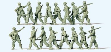 Fallschirmjäger im Marsch. De 