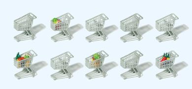 Einkaufswagen. 10 Stück im Ba 