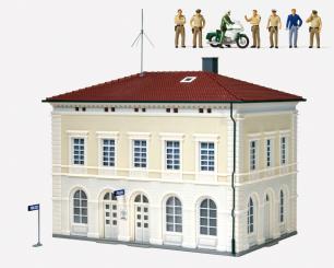 Polizeiwache. Polizeibeamte. 