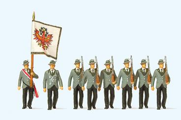 Schützen beim Festzug 