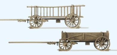 Abgestellter Leiter- und Kast 