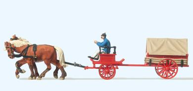 Kohlenwagen. Um 1900. Fertigm 