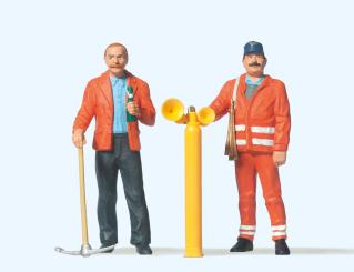 Gleisbauarbeiter, Sicherungsp 