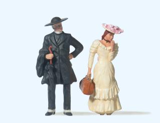 Pfarrer und Mädchen 