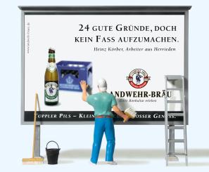 Plakattafel, Plakatkleber, Zu 