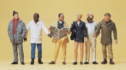 Passanten. 6 Figuren 