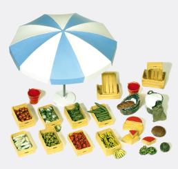 Zubehörset Markt. Bausatz 