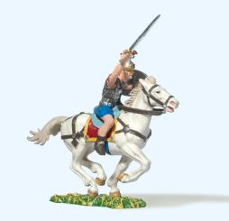 Römer reitend, mit Schwert 