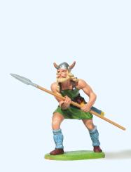 Gallier angreifend, mit Speer 