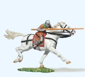 Normanne reitend, mit Lanze 