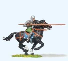 Normanne reitend, mit Lanze 
