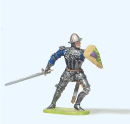 Ritter parierend, mit Schwert 