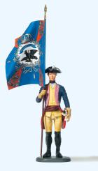 Fahnenträger stehend 