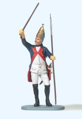 Unteroffizier, Stock erhoben 