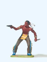 Indianer mit Revolver 