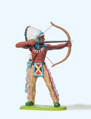 Indianer mit Bogen 