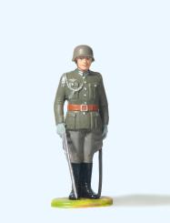 Offizier stehend, mit Degen 