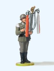 Musiker stehend, mit Lyra 