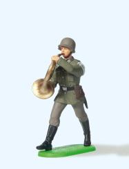 Musiker im Marsch, mit Waldho 