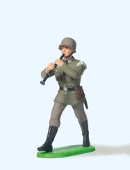 Musiker im Marsch, mit Klarin 