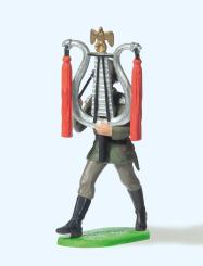 Musiker im Marsch, mit Lyra 