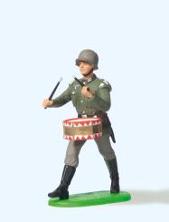 Musiker im Marsch, mit kleine 