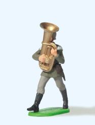 Musiker im Marsch, mit großem 