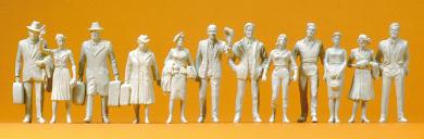 Reisende und Passanten. 12 un 