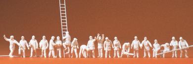 Feuerwehrmänner in moderner E 