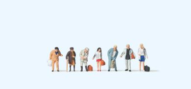 Stehende Fahrgäste für Bus & 