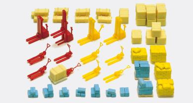 Stapler, Hubwagen. Bausatz 