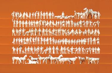 Passanten. Figuren: Materialf 